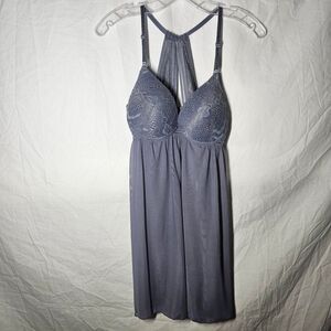 Unbranded Women's Grey and Purple Blouse